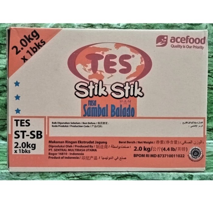 

STIK / STIK BALADO / STIK TES KILOAN / DUS GROSIR KERIPIK SINGKONG Terlaris