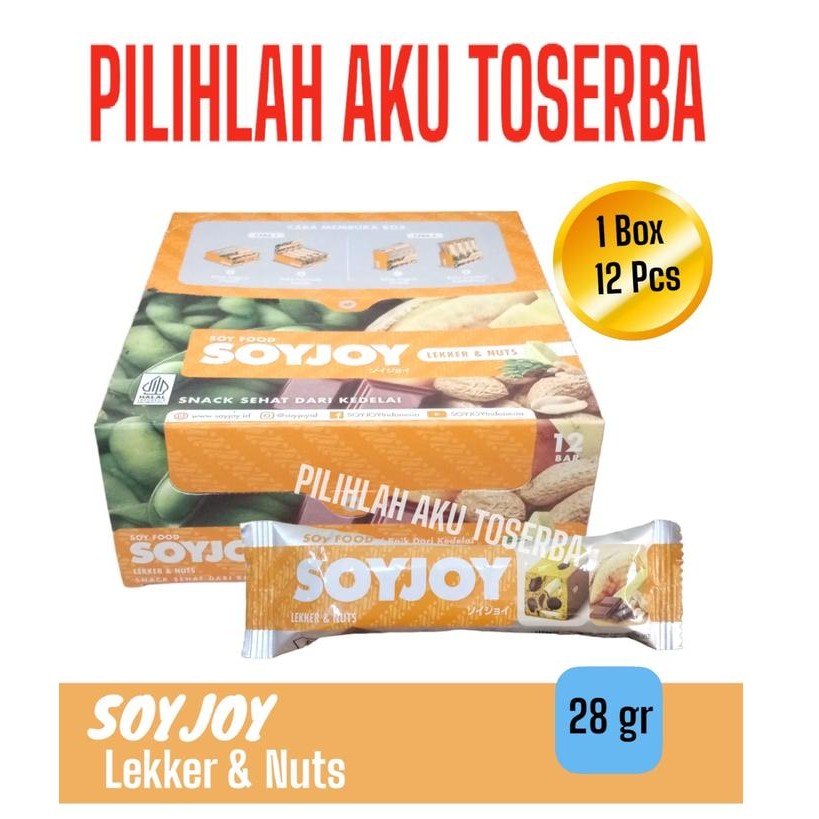 

SOYJOY LEKKER & NUTS 28 gr - ( HARGA 1 KARTON ISI 4 BOX / 48 pcs ) Terlaris