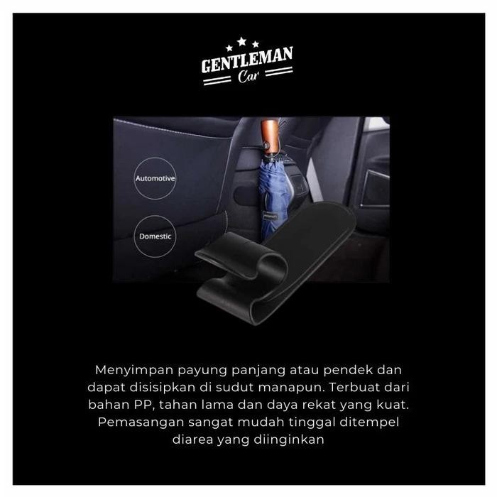 [Expert] Car Umbrella Fix Holder Tempat Gantungan Payung Jepitan Mobil