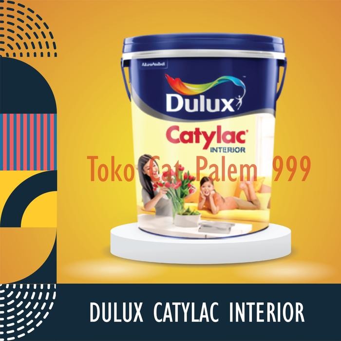 Tuklex- Cat Tembok Interior Dulux Catylac Putih 1501 / Warna CATALOG 25kg Pail