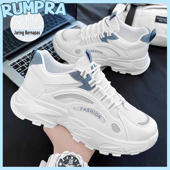 SEPATU SNEAKERS PRIA PUTIH KEREN SEPATU SNEAKERS PRIA SNEAKERS KASUAL KOREA MODE CASUAL SHOES
