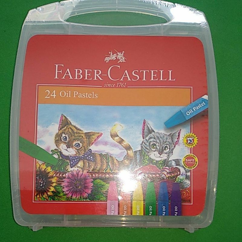 

[READY] PROMO!!! Crayon Oil Pastel Faber Castell 24 Warna ECO Free Packing Kardus