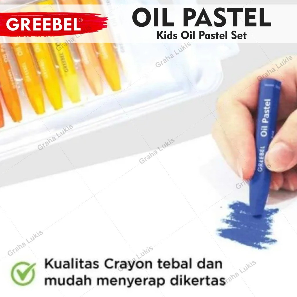 

[READY] GREEBEL Oil Pastel / Krayon Set 36
