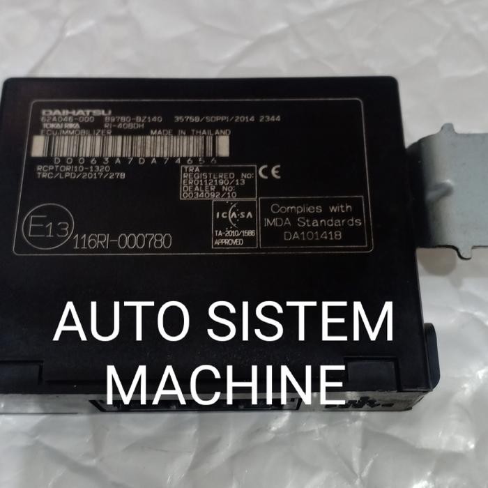 Ecu Immobilizer Avanza Xenia Grand New Avanza 2016-2020 Original Gres Kode 004