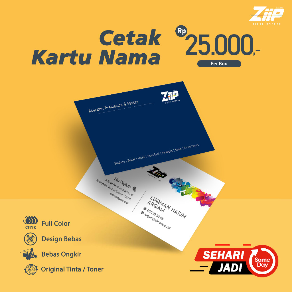 

JH8 Cetak Kartu Nama Kilat