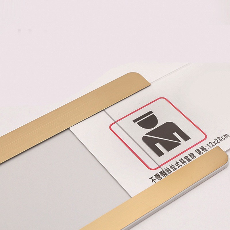 

JH8 Papan Nama Ruangan Sliding / Papan Nama Akrilik Sliding Stainless / Name Plate Holder Costum