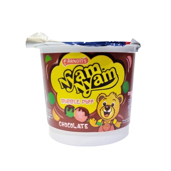 

NYAM NYAM BUBBLE PUFF CHOCOLATE 18 GR