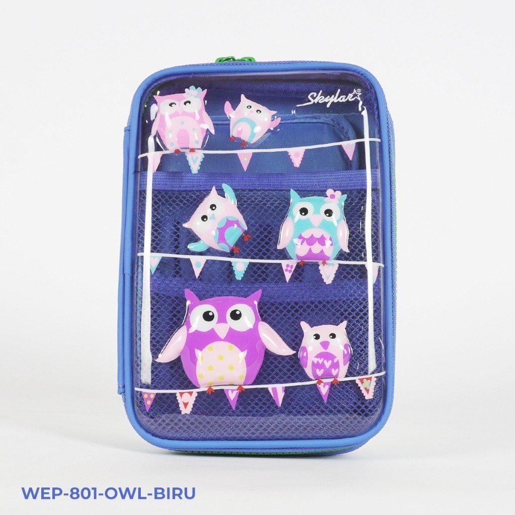 

JH8 Kotak Pensil 3D Anak Sekolah Hardcase Kotak Alat Tulis Pencil Timbul Besar