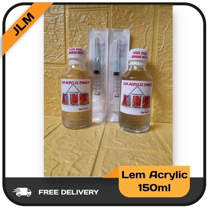 

JH8 Lem Akrilik/Lem Acrylic 250ml/Lem Akrilik Free Suntikan