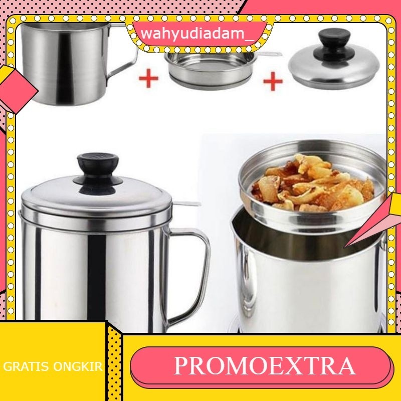 Saringan Jumbo Santan Minyak Goreng Panci Kukus Kain Halus Besar I9O8 Estetik Stainless Plastik Peng