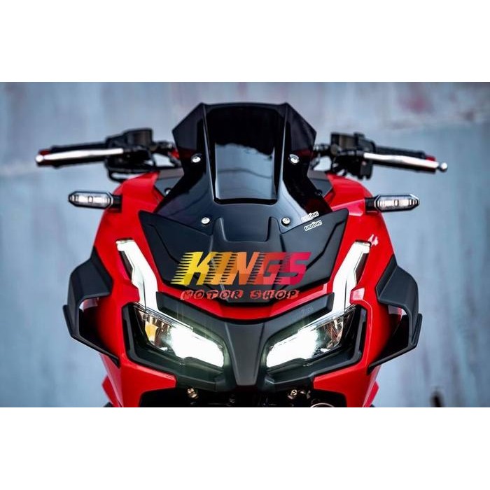 VISOR WINDSHIELD WIND SHIELD HONDA ADV150 MODEL REPLIKA K-SPEED KUALITAS TERBAIK