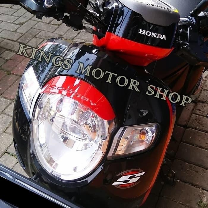 TOPI LAMPU/GARNISH HEADLAMP/VISOR LAMPU/COVER LAMPU HONDA SCOOPY