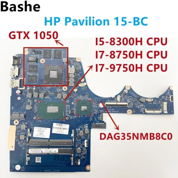 For HP Pavilion 15-BC laptop motherboard DAG35NMB8C0