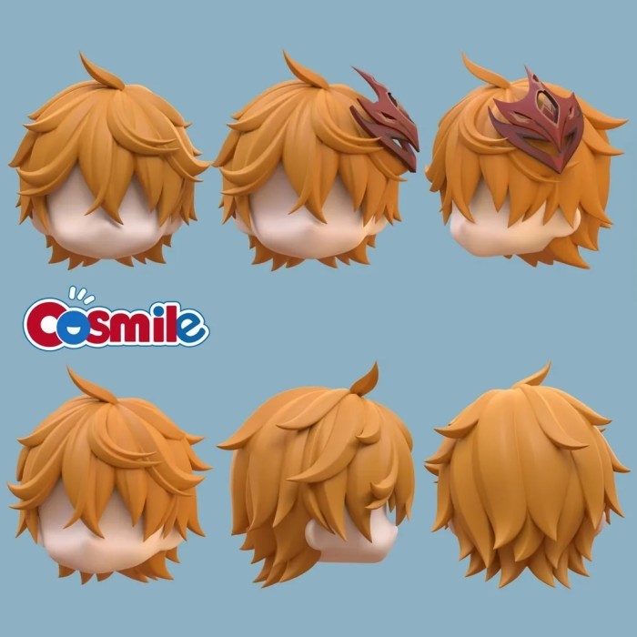 Cosmile Game Genshin Impact Tartaglia OB11 OB22 Hair Wig Anime