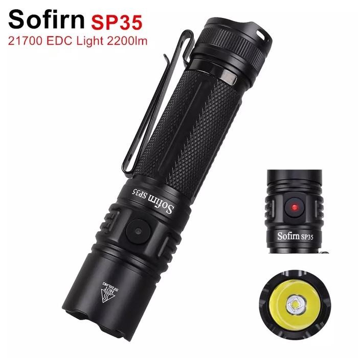 TERBARU Sofirn SP35 SST40 Senter LED USB-C Rechargeable 2000 lumen