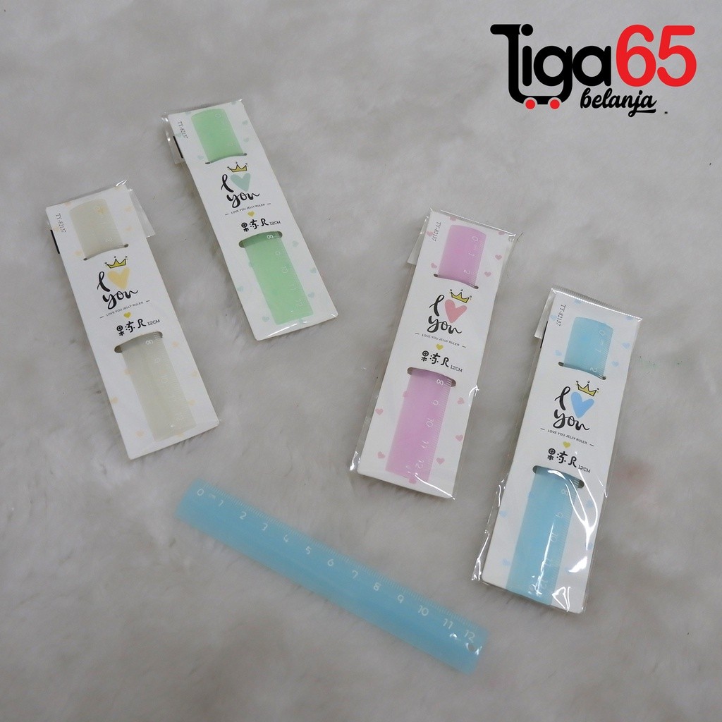 

Penggaris Plastik #40606 Type Ty Penggaris / Penggaris Fancy / Penggaris Plastik 12 Cm / Kerajaan Alat Tulis