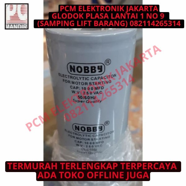 Bagus Kapasitor Starting 1000Uf 250V 250Volt 250 Volt 1000 Uf Mfd Nobby