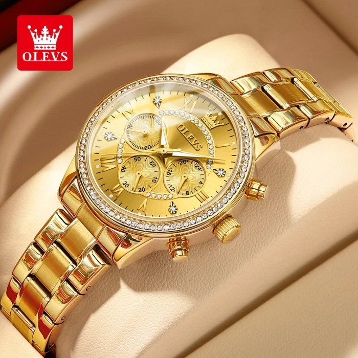OLEVS Women's Watches Top Brand Luxury Original Quartz Watch for