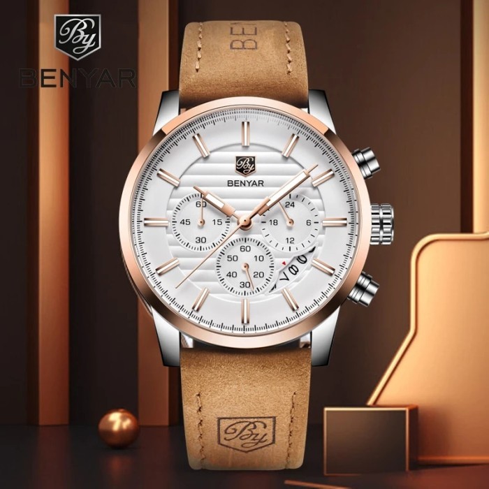 BENYAR Design 2022 New Top Fashion Sport Quartz Watches Men's