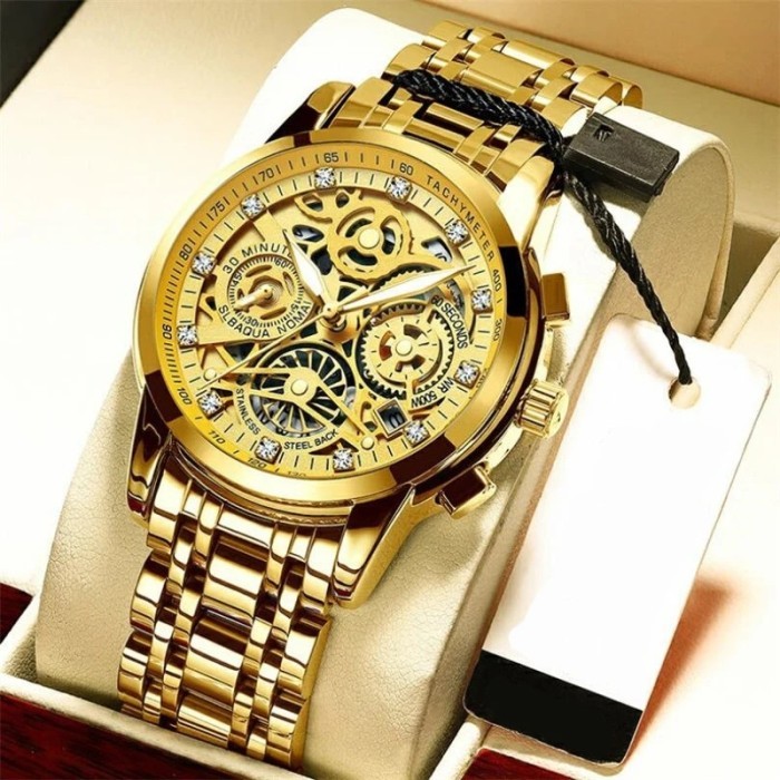 Men’s Watches Tourbillon Rotating Window Top Luxury Brand Fashion