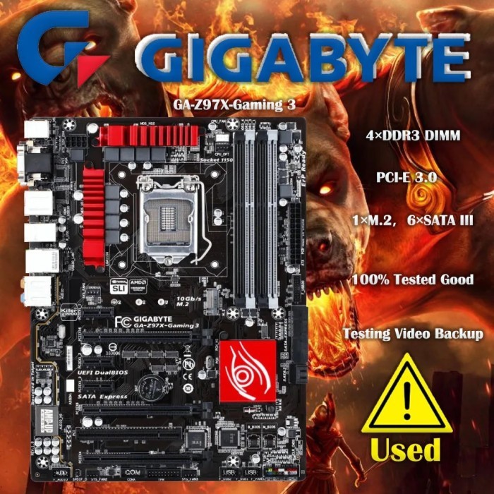 Gigabyte GA-Z97X-Gaming 3 LGA 1150 DDR3 Z97X-Gaming 3 USB2.0 USB3.0