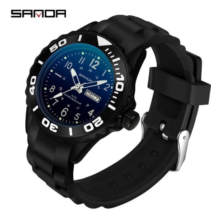SANDA Men Women'S Quartz Watches Fashion Women Waterproof Sport Watch