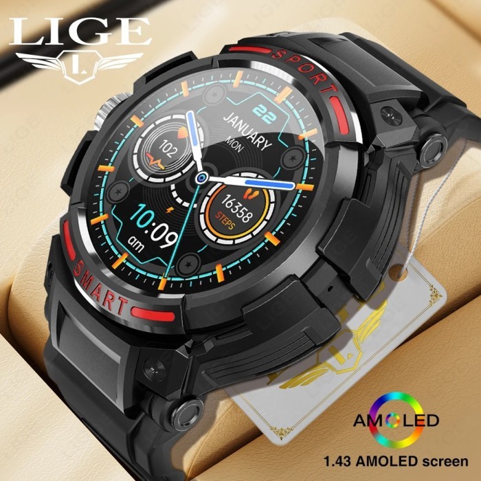 HD Screen Men Smart Watch With TWS Earbuds Bluetooth Headset