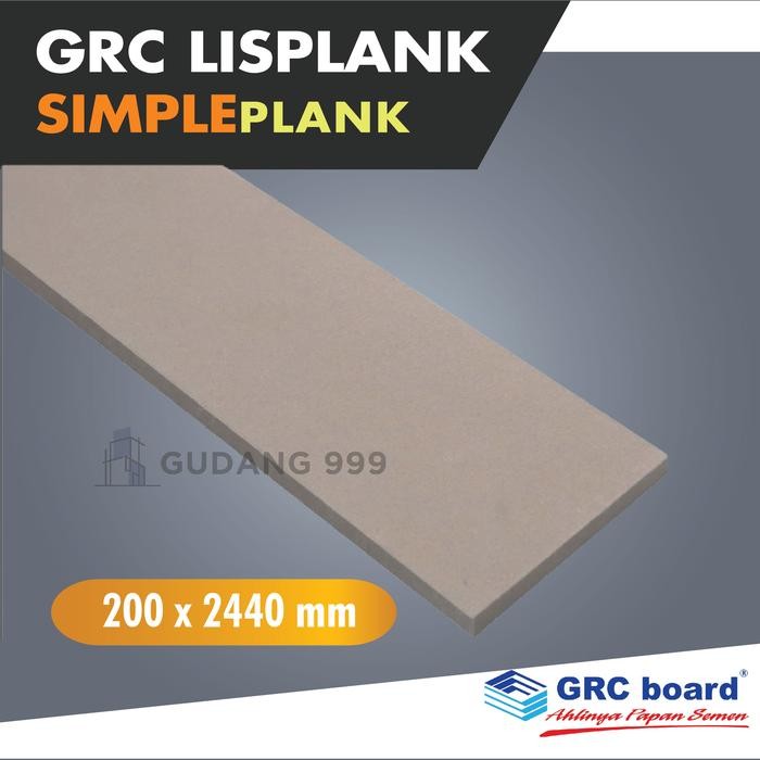 Fixco- SIMPLE PLANK GRC 20CM / LISPLANK POLOS / LIS PLANG GRC / SIMPLE PLANK