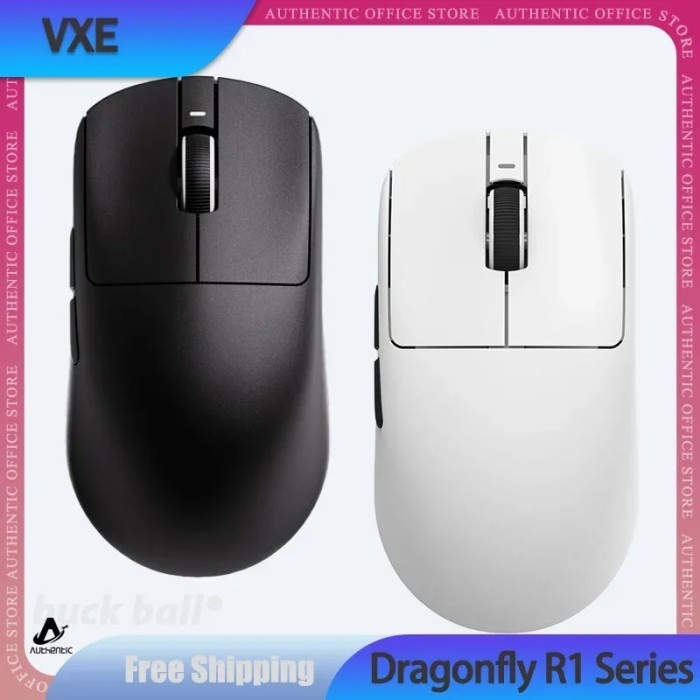 New VXE Dragonfly R1 Series 2.4G Wireless Mouse R1 Mice Lightweight