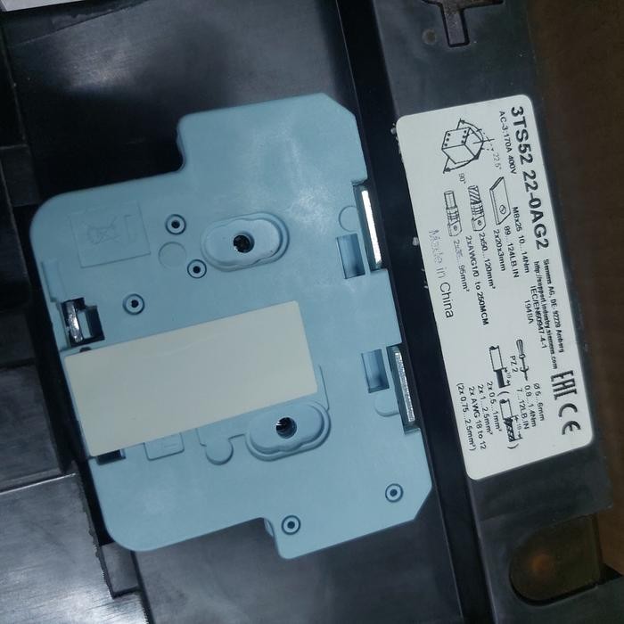 SIEMENS CONTACTOR 3TS52 210A 3P 110VAC 90KW / PERSAMAAN 3TF52 210A 3P 110VAC