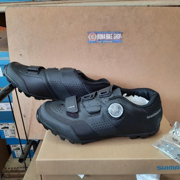 Sepatu Shimano Me5 Me502 Black - Boa Dialed - Mtb Cleat Shoes