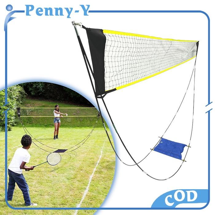 net badminton portable net bulutangkis portable badminton net portable [kualitas terbaik]