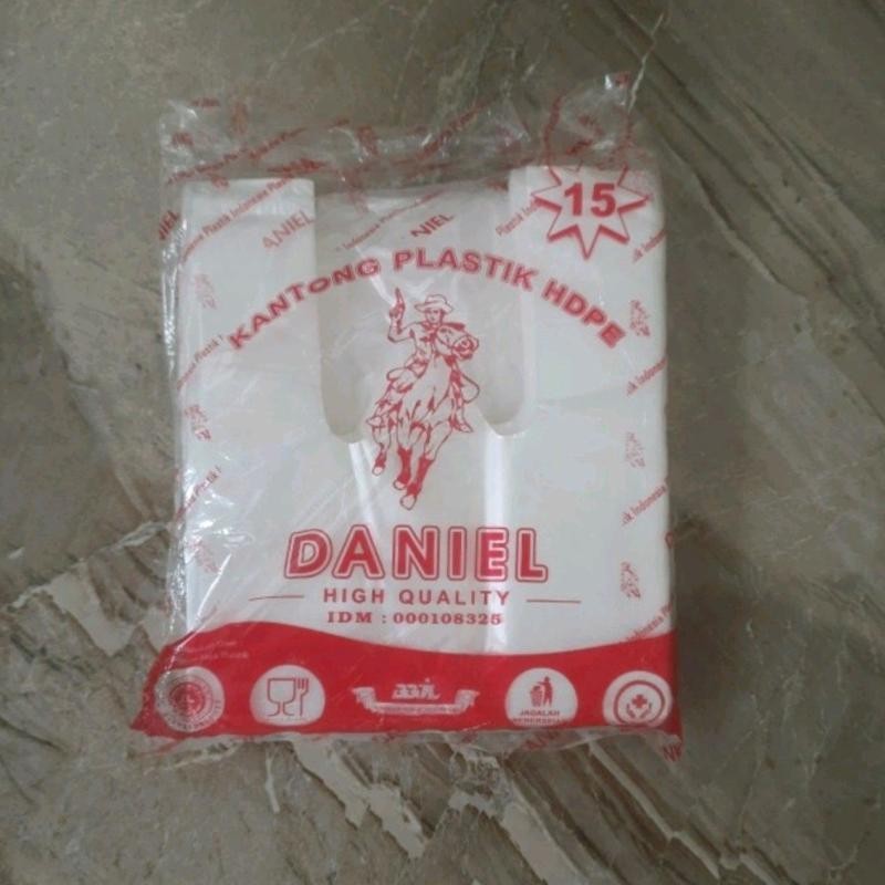 Daniel Hd Plastik Putih 24 - Kantong Plastic Kresek Bening - Tas Belanja Best Seller