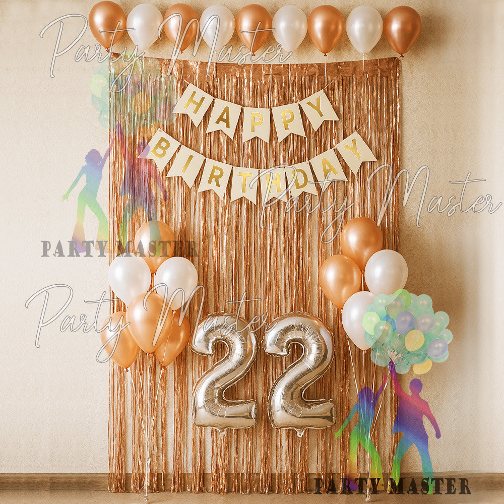 [PAKET] Dekor Ulang Tahun Simple Balon Happy Birthday Dekor Simple Hemat