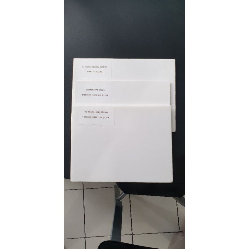 

Foam Board ( KD Board ) 10 mm Printable ( 60 x 80 cm ) x 3 Pcs