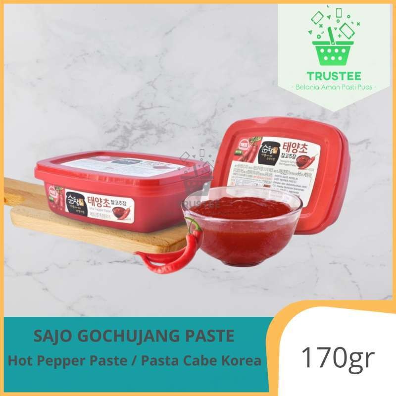 

Sajo Gochujang / Sambal Pasta Korea/ Hot Pepper Paste 170Gr Best Seller