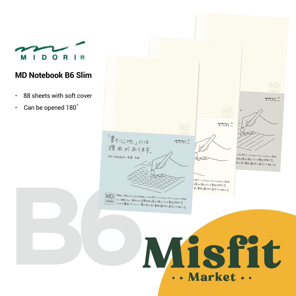 

Mid MD Notebook B6 Slim Buku Catatan Diary Jurnal