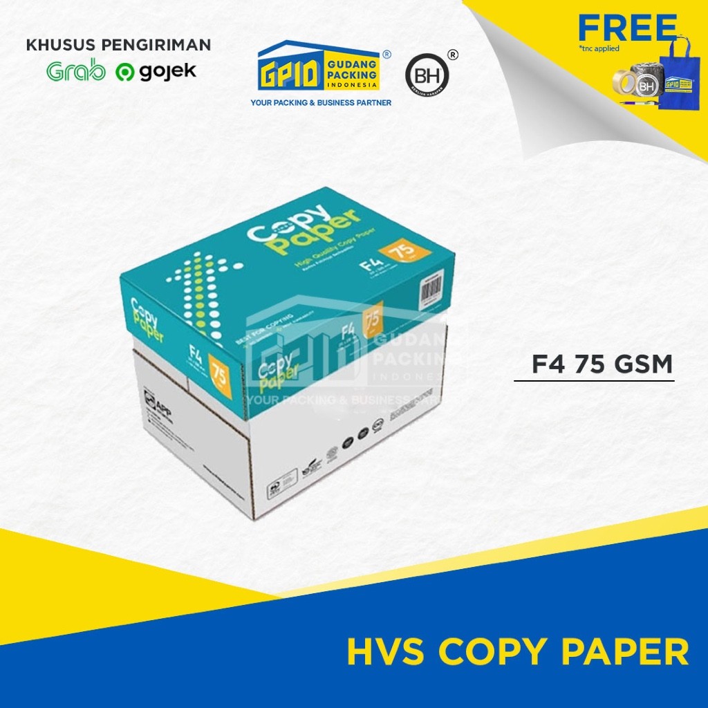 

(/) COPY PAPER - Kertas HVS (A4 / F4) 75 Gsm