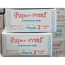 

Paper Print Kertas Continous Form - Paper Print 9,5" x 11" 2 Ply / Kertas Rangkap 2