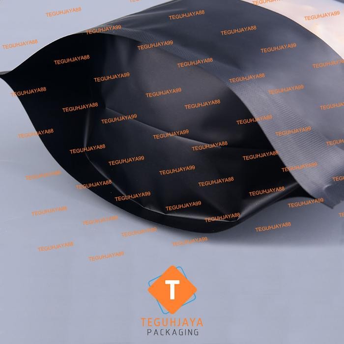 Standing Pouch Window Kombinasi Aluminium Foil Matte Doff 12cm x20cm