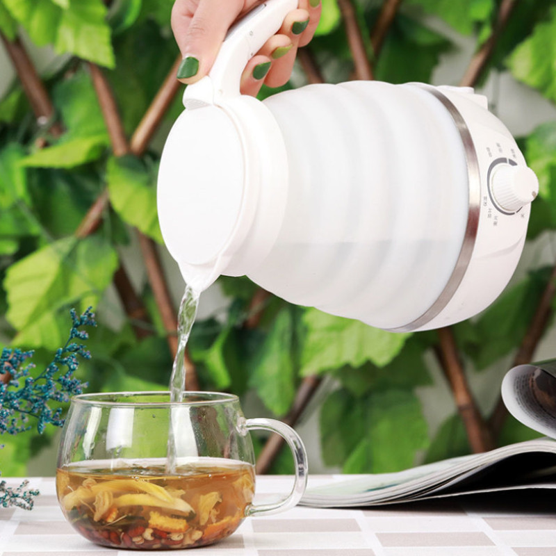 Small Electric Kettle Travel Kettle Foldable Portable Kettle Foldable Kettle, Silicone Foldable Heat