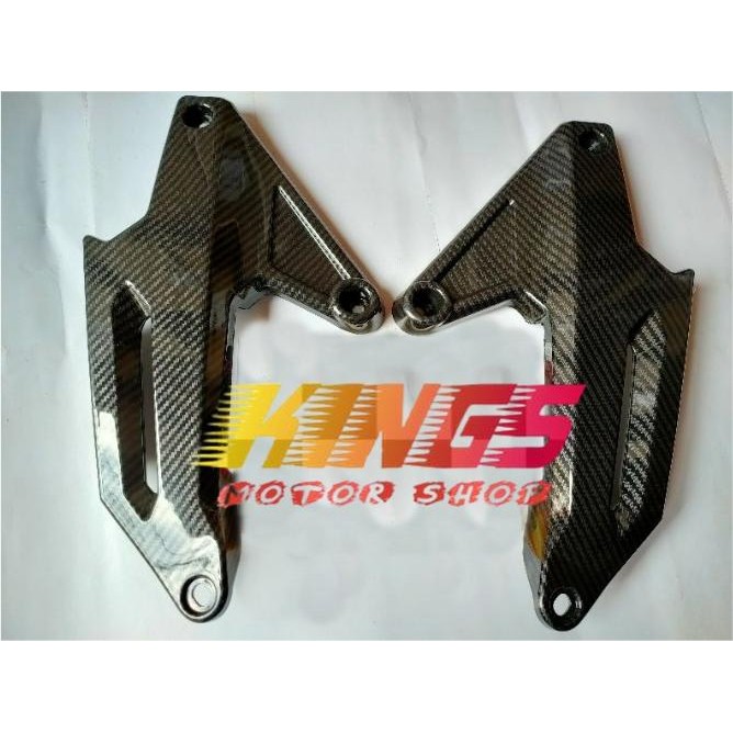 COVER TUTUP FOOTSTEP BELAKANG CARBON HONDA ADV150 ADV 150