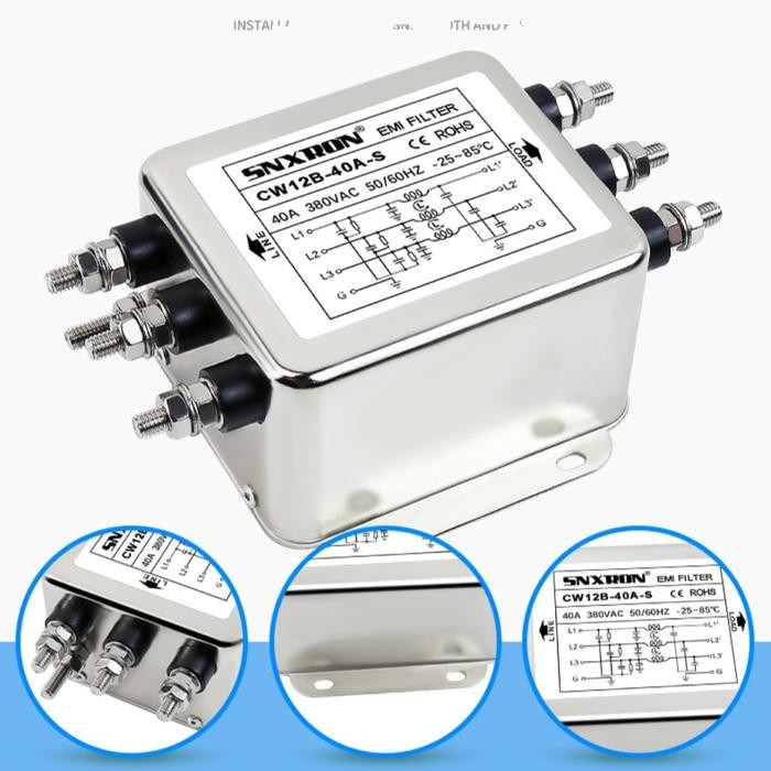 PREMIUM EMI Filter Noise Filter 3 Phase
