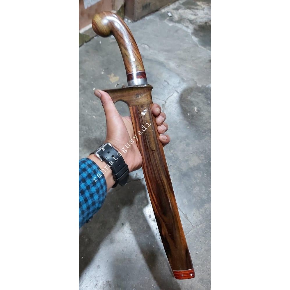 PREMIUM Pisau Sembelih Sonokeling Baja Kikir Super Tajam