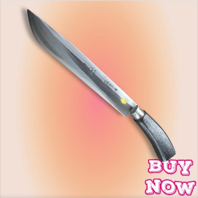 PREMIUM Pisau Daging Baja Per Asli Super Tajam - Pisau Sembelih Super Tajam