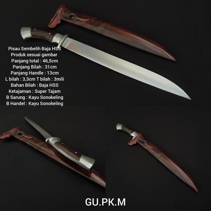 PREMIUM Pisau Sembelih Baja HSS