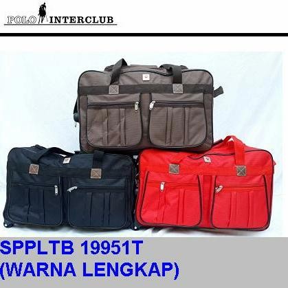 TAS PAKAIAN TROLI BESAR POLO INTERCLUB 19951 TERLARIS TERMURAH