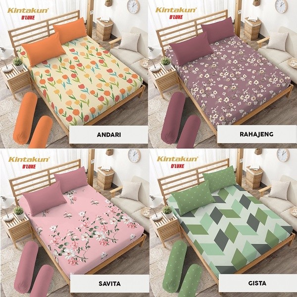 S3NdToday,,Kintakun Sprei D'Luxe King Size Nirmana Edition Uk. 180x200 -good