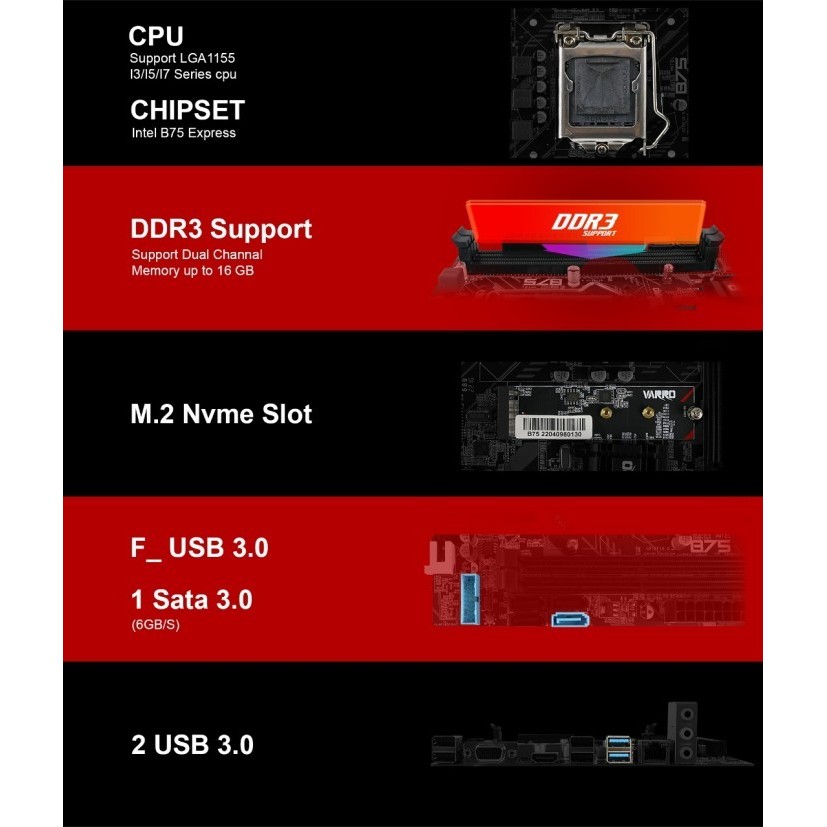 [Expert] MOTHERBOARD VARRO H61 PLUS / H61+