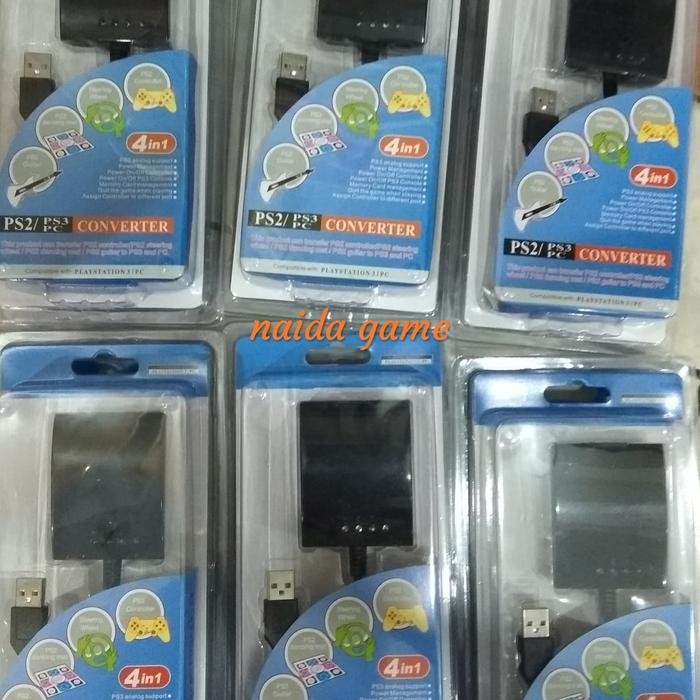 Seru- Converter 4In1 / Converter Stik Ps2 To Ps3 4In1 / Converter Stick Ps2